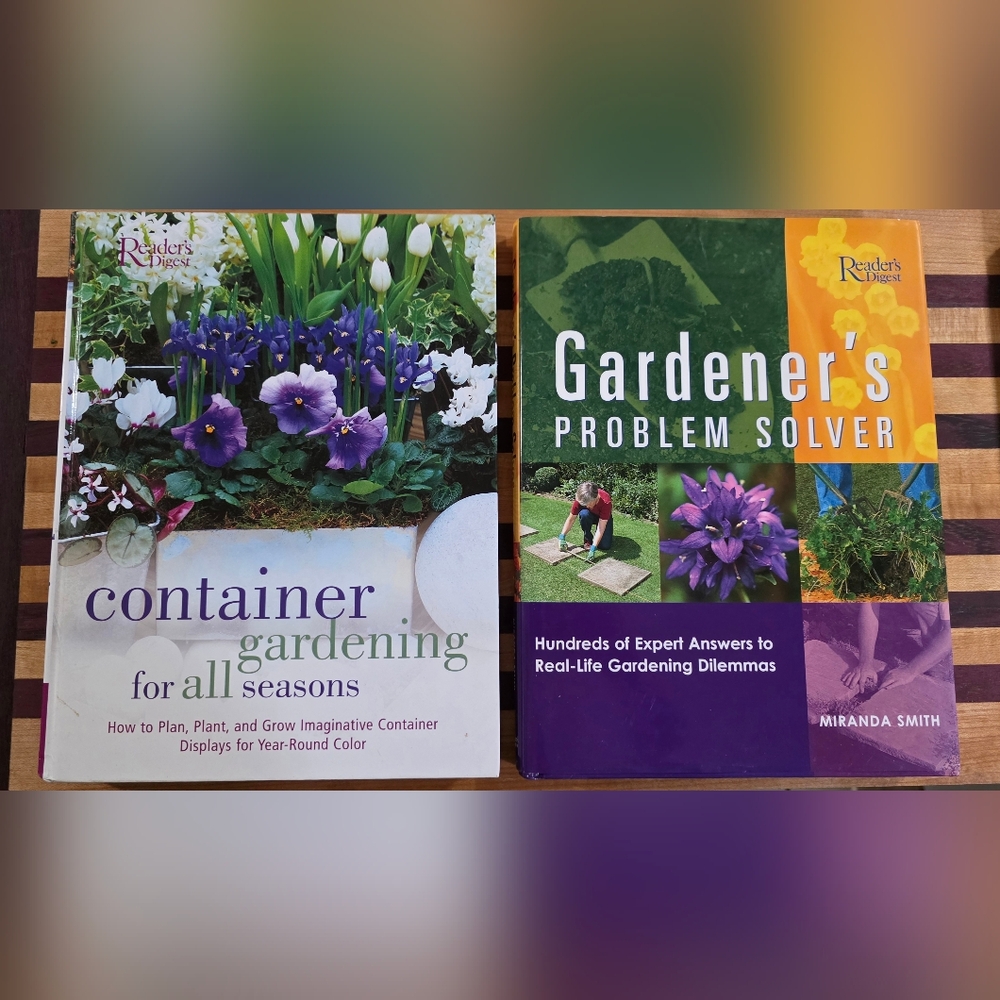 Gardening Book Set - Purple and Green